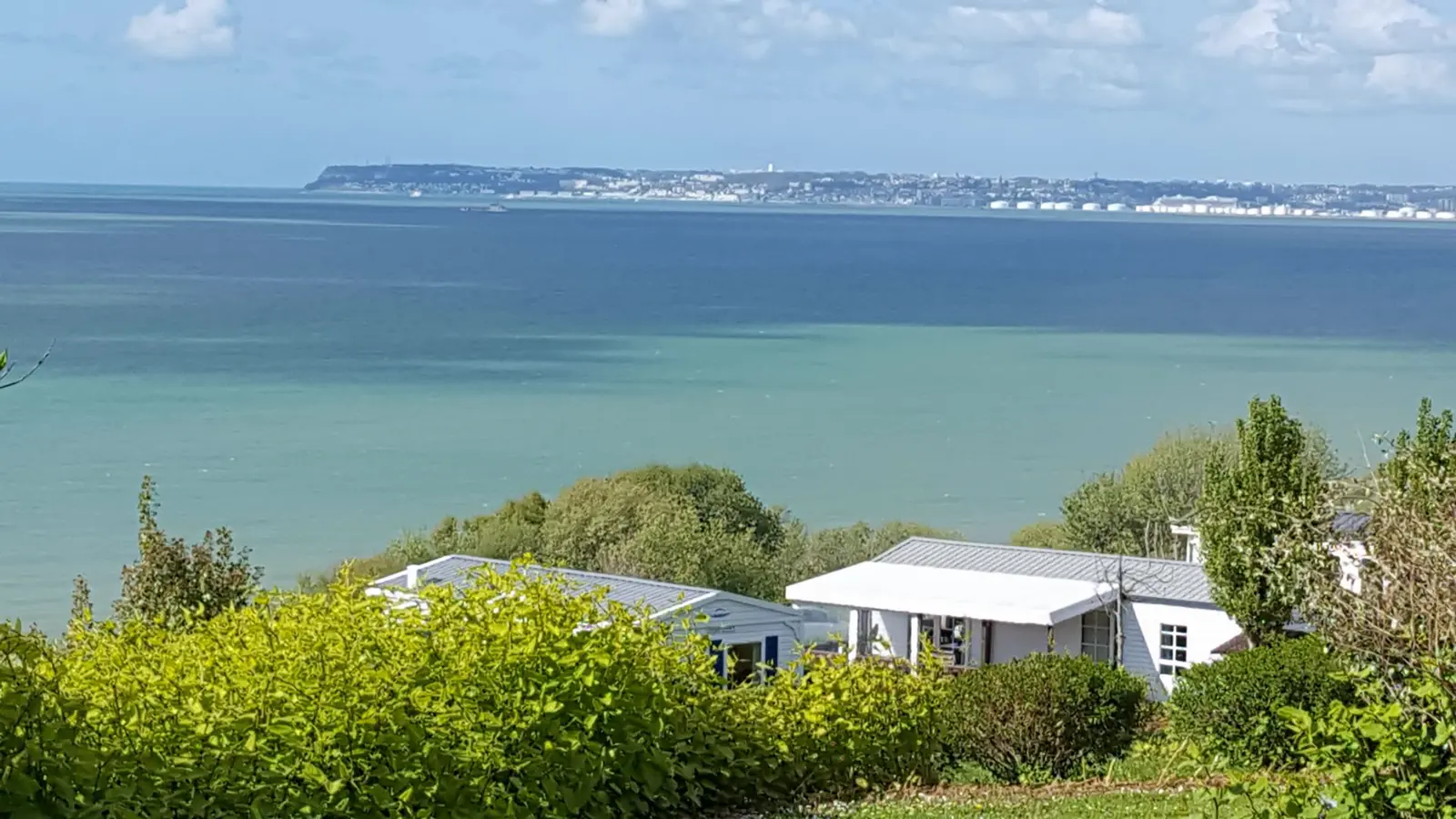 La côte vue du camping
